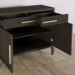 Буфет Primo с двумя ящиками и двумя фасадами шпон орех варинант исполнения - 4 | Loft Concept в Брянске