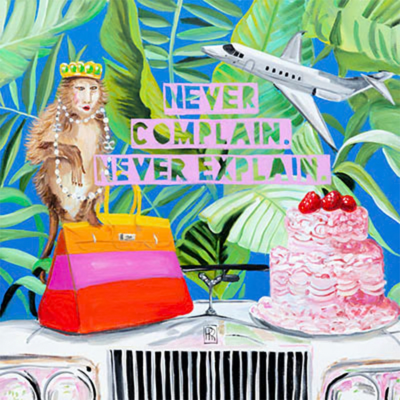 Картина Never Complain. Never Explain. 2 Мульти Картина Never Complain. Never Explain. 2 Мульти в Брянске | Loft Concept
