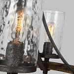 Люстра с цилиндрическим плафонами из толстого волнистого стекла в индустриальном стиле Feiss варинант исполнения - 17 | Loft Concept в Брянске