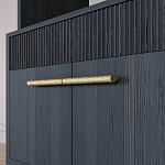 Стеллаж Primo с ящиками Черный дуб  варинант исполнения - 5 | Loft Concept в Брянске