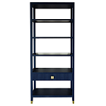 Стеллаж Elsa Dreams Blue со стеклянными полками и ящиком варинант исполнения - 7 | Loft Concept в Брянске