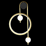 Бра с круглой рамкой и стеклянными белыми шарами B.LUX C Ball варинант исполнения - 3 | Loft Concept в Брянске