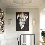 Бра настенное высокое из стеклянных трубочек Gladia варинант исполнения - 3 | Loft Concept в Брянске