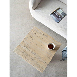 Столик приставной с квадратной столешницей Textured Cream Table варинант исполнения - 5 | Loft Concept в Брянске