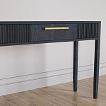 Элегантная Консоль Primo с выдвижным ящиком Черный дуб варинант исполнения - 3 | Loft Concept в Брянске