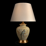 Настольная лампа бежевая с изображением птиц Slip Away варинант исполнения - 2 | Loft Concept в Брянске