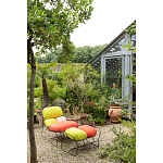 Дизайнерское разноцветное кресло на металлическом каркасе с подставкой для ног Poltronova Plasma Armchair варинант исполнения - 9 | Loft Concept в Брянске