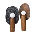 Настольная лампа из дерева Decorative Wooden Lamp варинант исполнения - 1 | Loft Concept в Брянске