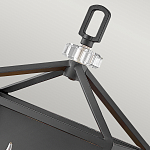 Бра в черном цвете с двумя лампами в форме свечи и стеклянными элементами Hinkley варинант исполнения - 2 | Loft Concept в Брянске