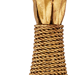 Люстра золотая с декором в виде перьев Bunch of Feathers варинант исполнения - 2 | Loft Concept в Брянске