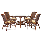 Комплект обеденный из ротанга Eloise варинант исполнения - 1 | Loft Concept в Брянске