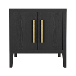 Тумбочка Primo с дверцами шпон Черный дуб варинант исполнения - 1 | Loft Concept в Брянске