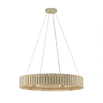 Люстра круглая из толстых деревянных реек Natural Style варинант исполнения - 2 | Loft Concept в Брянске