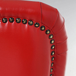 Кресло с обивкой из эко-кожи Harper Armchair Red варинант исполнения - 5 | Loft Concept в Брянске