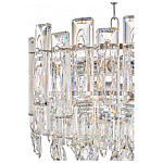 Круглая люстра с хрустальными подвесками на серебряном каркасе Gorgeous Crystal Light варинант исполнения - 4 | Loft Concept в Брянске