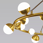 Люстра подвесная светодиодная с плафонами в форме шара Italian Globe Cedar Moss Light варинант исполнения - 3 | Loft Concept в Брянске