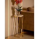 Столик дизайнерский Beige marble варинант исполнения - 4 | Loft Concept в Брянске