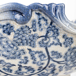 Фарфоровая чаша с птицами Blue and White варинант исполнения - 3 | Loft Concept в Брянске