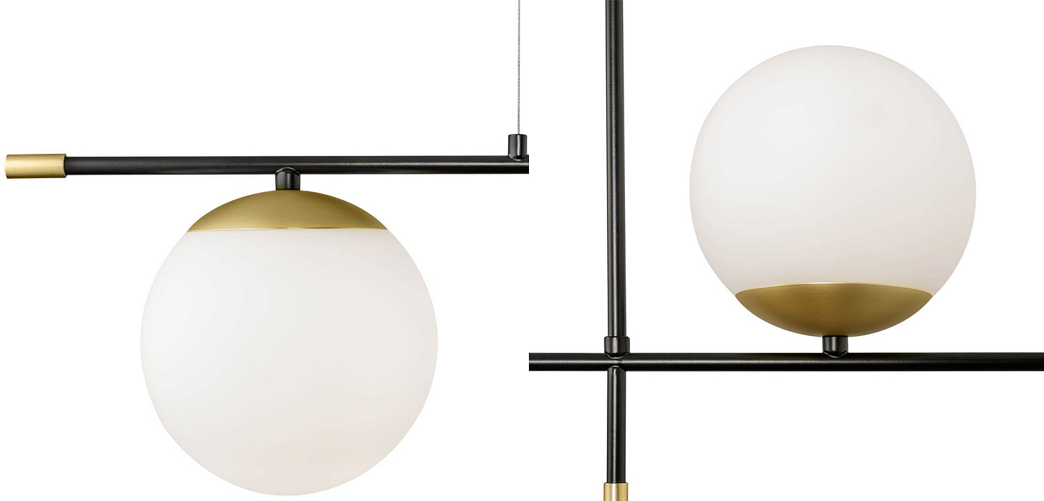 Светильник Spike Two Balls Hanging Lamp Светильник Spike Two Balls Hanging Lamp - Loft-Concept в Брянске