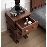 Тумбочка прикроватная с ящиком и дверцей Робот Robot Desk варинант исполнения - 6 | Loft Concept в Брянске