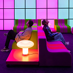 Дизайнерское кресло зеленое Poltronova Sofo Verosa Green Pink Armchair варинант исполнения - 13 | Loft Concept в Брянске