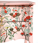 Комод розовый с росписью Цветы L.XV CHEST OF DRAWERS Flowers варинант исполнения - 3 | Loft Concept в Брянске