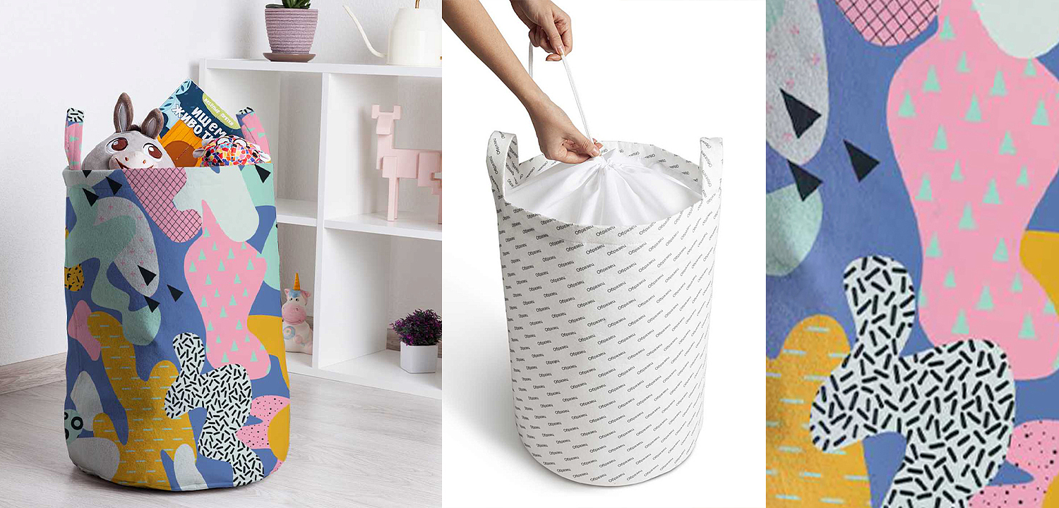 Корзина Pastel Abstraction Basket Корзина Pastel Abstraction Basket - Loft-Concept в Брянске