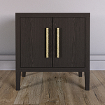 Тумбочка Primo с дверцами шпон темный орех варинант исполнения - 2 | Loft Concept в Брянске