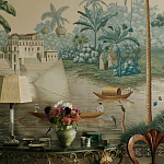 Обои ручная роспись River Scenes of Bengal Kolkata варинант исполнения - 5 | Loft Concept в Брянске