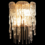 Бра с эффектом стекающего стекла и прозрачными трубками Textured Glass варинант исполнения - 1 | Loft Concept в Брянске