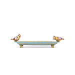 Блюдо фарфоровое Экзотические птички Vivole варинант исполнения - 2 | Loft Concept в Брянске