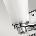 Бра для ванных комнат с белыми стеклянными конусными плафонами Hinkley варинант исполнения - 8 | Loft Concept в Брянске