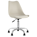 Офисный стул на металлическом основании EGGERY Beige варинант исполнения - 1 | Loft Concept в Брянске