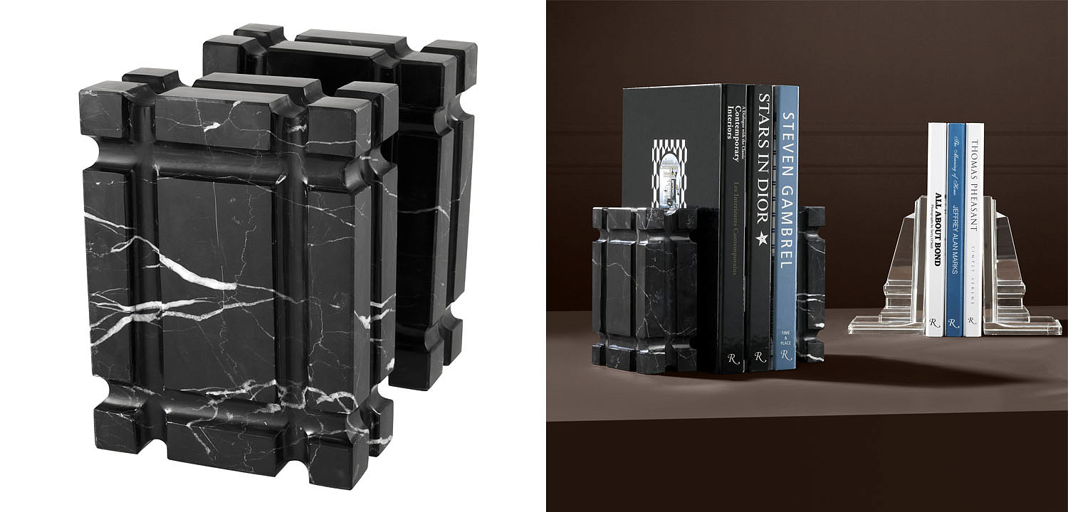 Держатель для книг Eichholtz BOOKEND LINEA SET OF 2 Держатель для книг Eichholtz BOOKEND LINEA SET OF 2 - Loft-Concept в Брянске