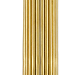 Подвесной светильник золотой в форме цилиндра из тонких металлических трубок  Long Tubular Lampshade варинант исполнения - 1 | Loft Concept в Брянске