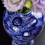 Ваза из фарфора сине-белого цвета Blue & White Ornament  варинант исполнения - 6 | Loft Concept в Брянске