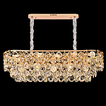 Люстра овальная каскадная с подвесками в форме колец Galaxy of Light варинант исполнения - 4 | Loft Concept в Брянске