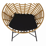 Стул круглый с ротанговым плетением Round Wicker Stool варинант исполнения - 5 | Loft Concept в Брянске