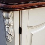 ТВ-тумба в стиле прованс из массива дерева Montmartre Wooden Provence TV Stand варинант исполнения - 2 | Loft Concept в Брянске