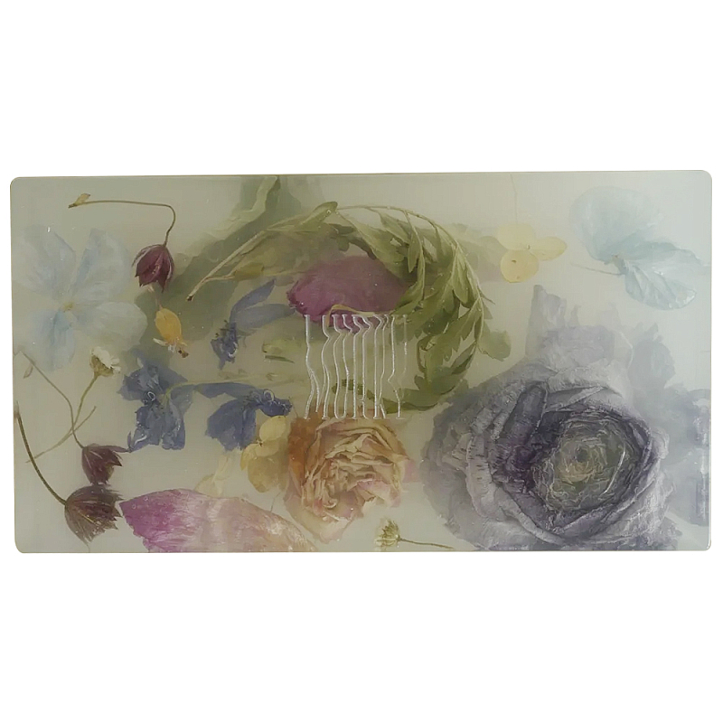 Шкатулка из эпоксидной смолы с цветами белая Epoxy Resin Rectangular Box White Белый Мульти Шкатулка из эпоксидной смолы с цветами белая Epoxy Resin Rectangular Box White Белый Мульти в Брянске | Loft Concept