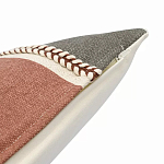 Подушка декоративная с геометрическим узором и плетенными вставками Divine Abstractions варинант исполнения - 3 | Loft Concept в Брянске