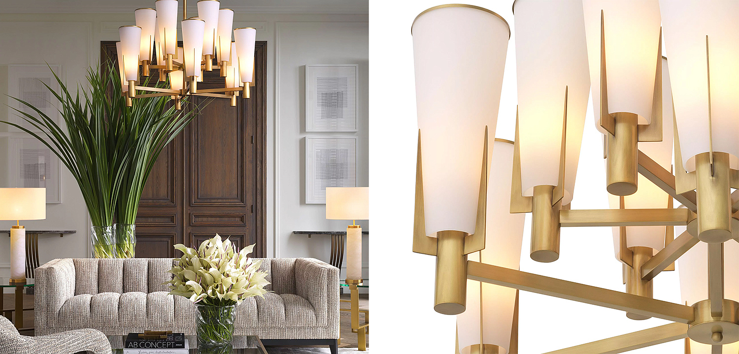 Люстра Eichholtz Dino Chandelier Double Люстра Eichholtz Dino Chandelier Double - Loft-Concept в Брянске