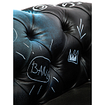 Кресло "Баския и Уорхол" Basquiat Warhol graffiti chair натуральная кожа варинант исполнения - 8 | Loft Concept в Брянске