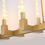 Люстра CANELLE Linear Chandelier 12 Modern Brass варинант исполнения - 3 | Loft Concept в Брянске