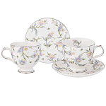 Чайный сервиз из фарфора на 2 персоны 4 предмета Tea Flower Set варинант исполнения - 1 | Loft Concept в Брянске