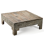 Кофейный стол Carved Сoffee table ручная резьба по дереву варинант исполнения - 4 | Loft Concept в Брянске