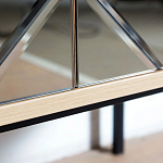 ТВ-тумба с зеркальным декором Serena TV-Stand варинант исполнения - 3 | Loft Concept в Брянске