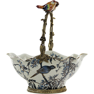 Чаша Basket with Birds on Handle
