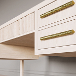 Большой Рабочий стол Primo с 5 выдвижными ящиками Светлый дуб варинант исполнения - 3 | Loft Concept в Брянске