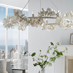 Люстра White Bionic Petals Flo Ring Chandelier варинант исполнения - 2 | Loft Concept в Брянске